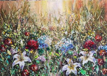 Original Floral Paintings by Tatjana Obuhova