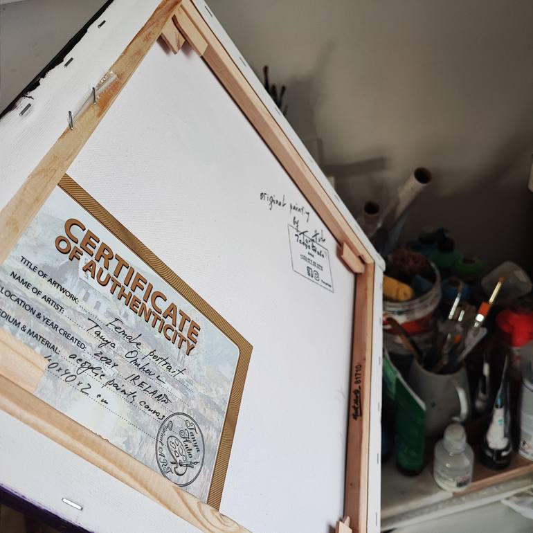 Original Portraiture People Painting by Tatjana Obuhova