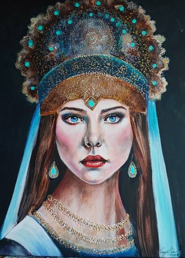 Original Figurative Women Painting by Tatjana Obuhova