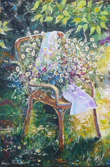 Print of Impressionism Garden Paintings by Tatjana Obuhova