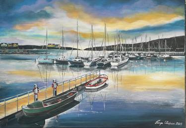 Original Yacht Paintings by Tatjana Obuhova