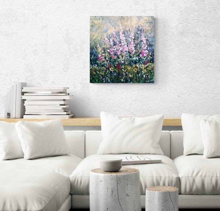 Original Floral Painting by Tatjana Obuhova