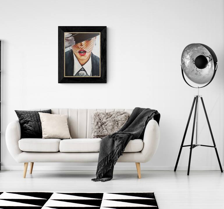 Original Art Deco Women Painting by Tatjana Obuhova