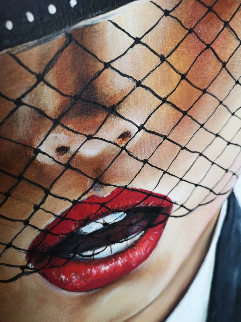 Original Art Deco Women Painting by Tatjana Obuhova