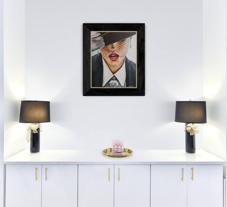 Original Art Deco Women Painting by Tatjana Obuhova