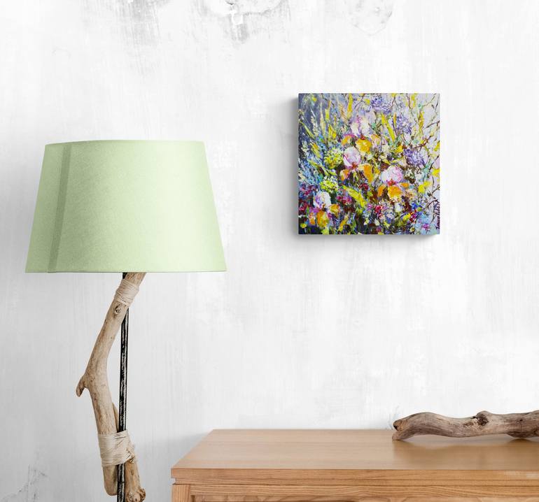 Original Floral Painting by Tatjana Obuhova