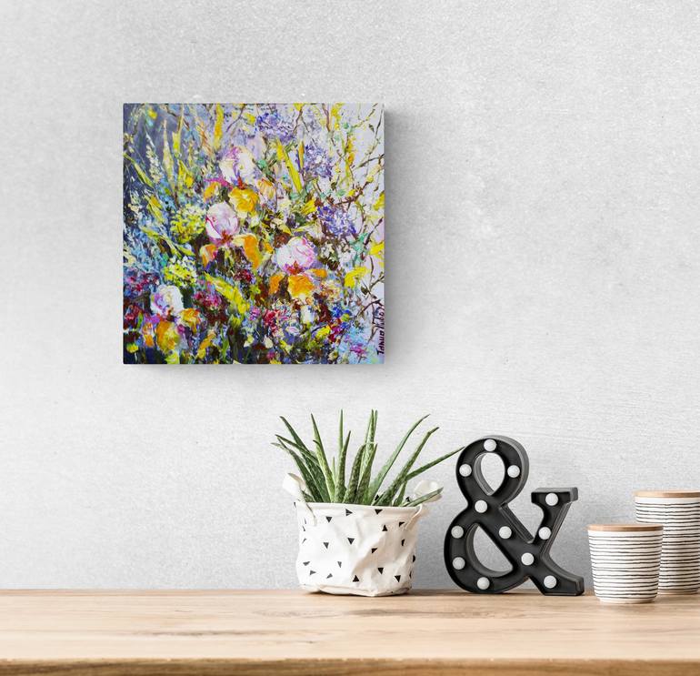 Original Floral Painting by Tatjana Obuhova