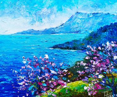 Print of Seascape Paintings by Tatjana Obuhova
