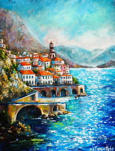 Original Fine Art Architecture Paintings by Tatjana Obuhova