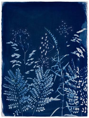 Saatchi Art Artist Yasmin Youssef; Paintings, “Nature's Bouquet in Blue” #art