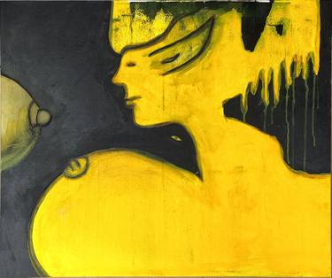 Original Abstract Women Paintings by Uliana Fandera