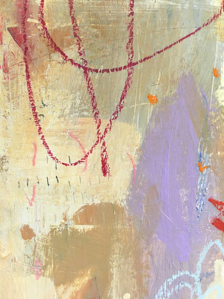 Original Abstract Expressionism Abstract Painting by Janine Van Herwaarden