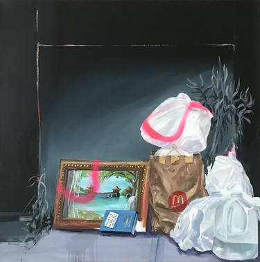 Original Still Life Paintings by Sjaak Kooij