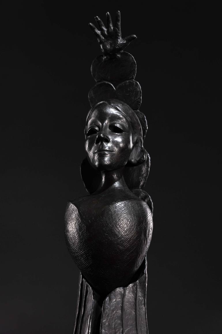 Original Contemporary Love Sculpture by Tom Cleveland