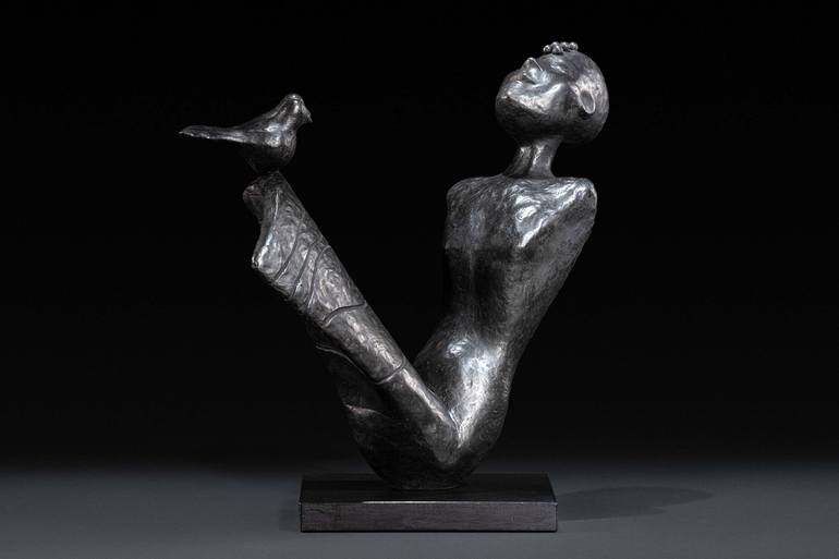 Original Contemporary Love Sculpture by Tom Cleveland
