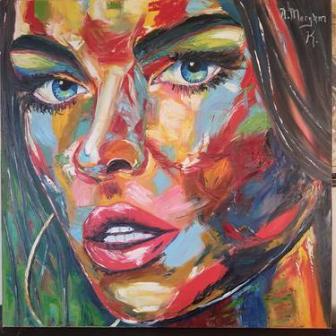 Print of Portrait Paintings by Meryem Kartal