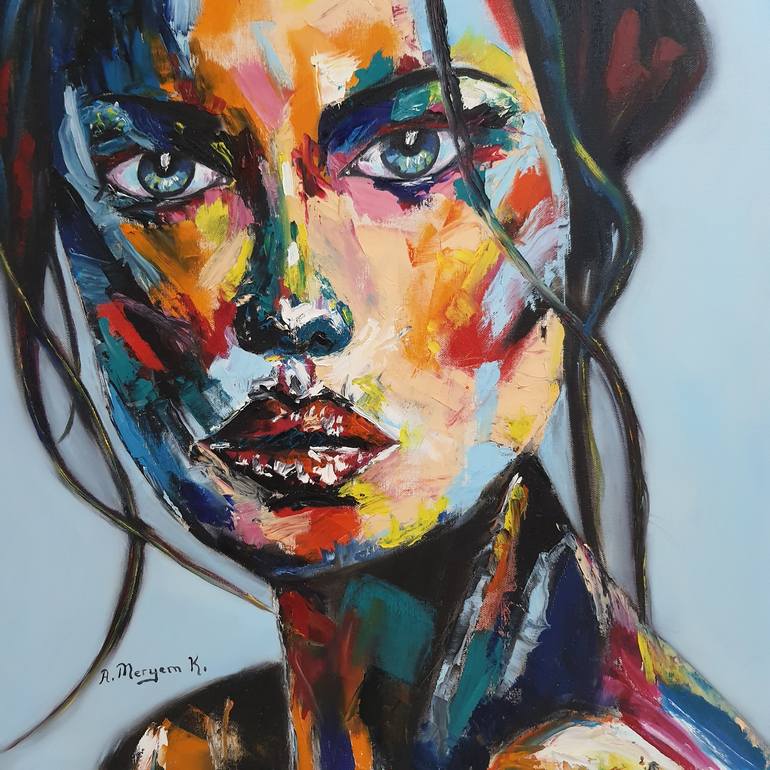 Angry Women Painting by Meryem Kartal | Saatchi Art