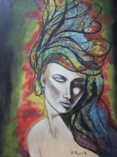 Print of Expressionism Health & Beauty Paintings by Meryem Kartal