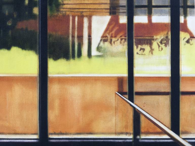 Original Minimalism Tree Painting by Agnieszka Wielewska