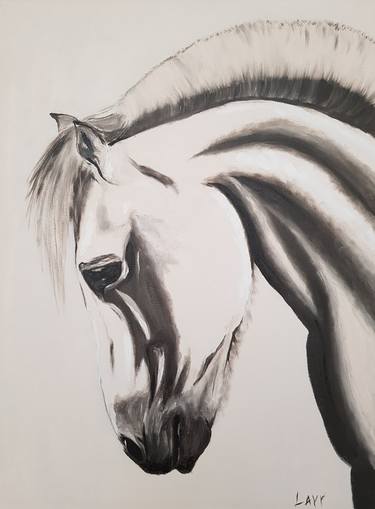 Print of Horse Paintings by Olga Lavrova