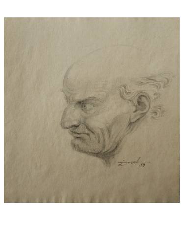 Print of Figurative Portrait Drawings by Veselin Vasilev