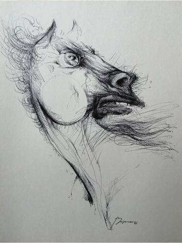 Print of Animal Drawings by Veselin Vasilev