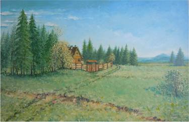 Print of Landscape Paintings by Veselin Vasilev