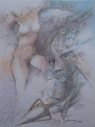 Print of Figurative Abstract Drawings by Veselin Vasilev