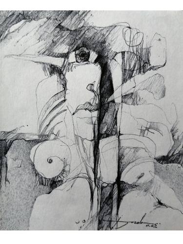 Print of Abstract Drawings by Veselin Vasilev