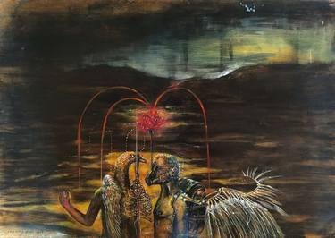 Saatchi Art Artist Ishwar Gurung; Paintings, “The GoldenAge of Bloodshed” #art