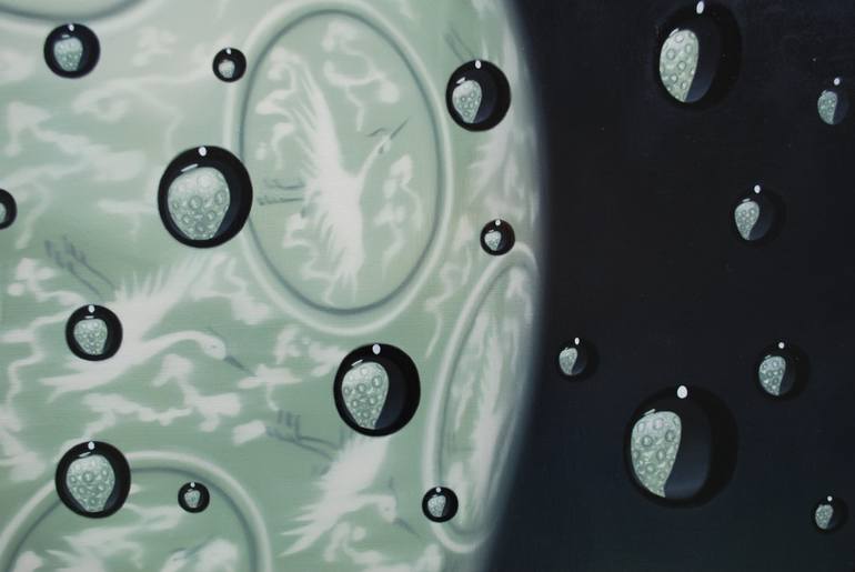 Original Pop Art Water Painting by Su Min Son