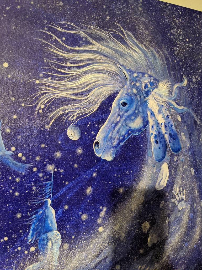 Original Abstract Animal Painting by Lance Smith