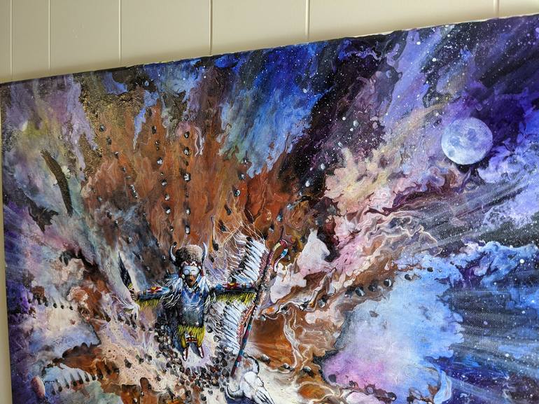 Original Abstract Culture Painting by Lance Smith