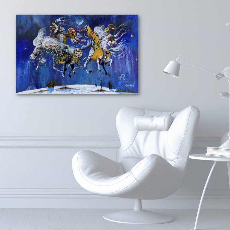 Original Abstract Culture Painting by Lance Smith