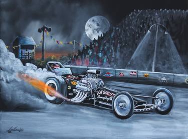 Print of Fine Art Automobile Paintings by Lance Smith