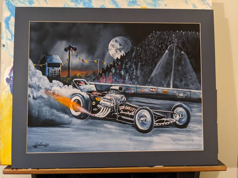 Original Fine Art Automobile Painting by Lance Smith