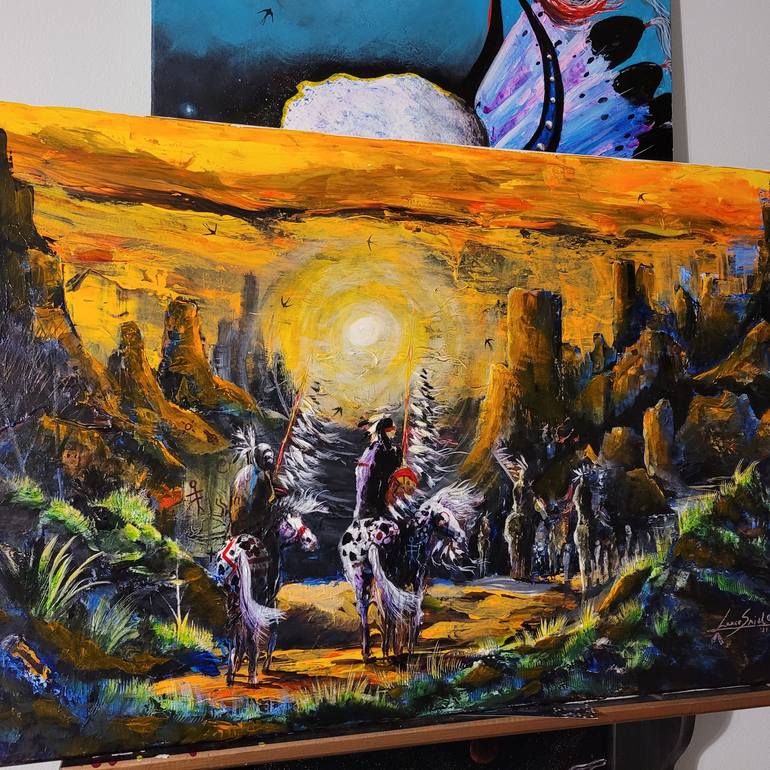 Original Culture Painting by Lance Smith