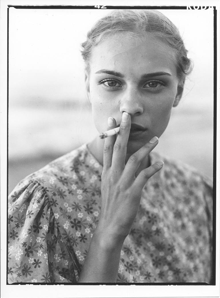 Smoking girl Photography by Vladimir Bolshakoff | Saatchi Art
