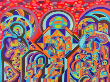 Original Modern Architecture Paintings by Ysland Art