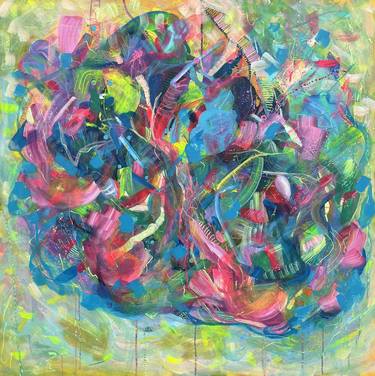 Original Abstract Paintings by Valentine Svihalek