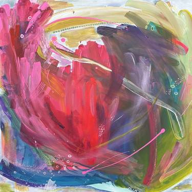 Original Abstract Paintings by Valentine Svihalek