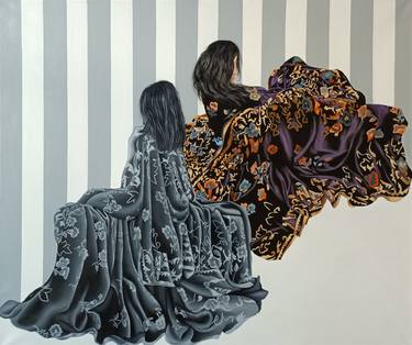 Print of Conceptual Women Paintings by kalsoom iftikhar