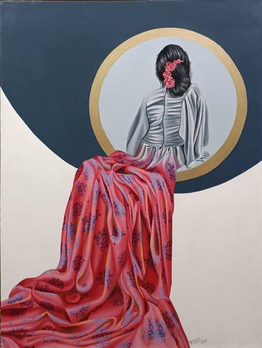 Original Conceptual Women Paintings by kalsoom iftikhar