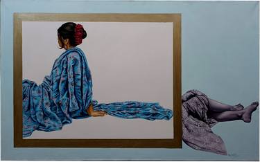 Print of Conceptual Women Paintings by kalsoom iftikhar