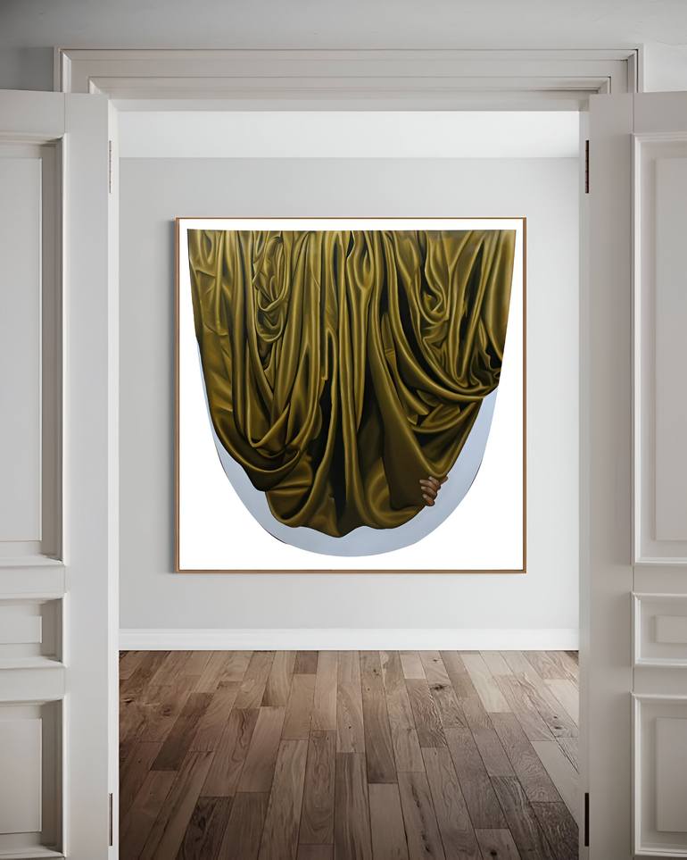 Original Baroque Abstract Painting by Kalsoom Iftikhar
