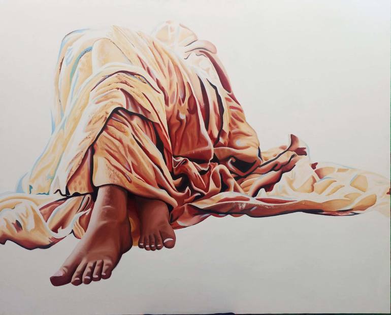 Print of Figurative Women Paintings by Kalsoom Iftikhar