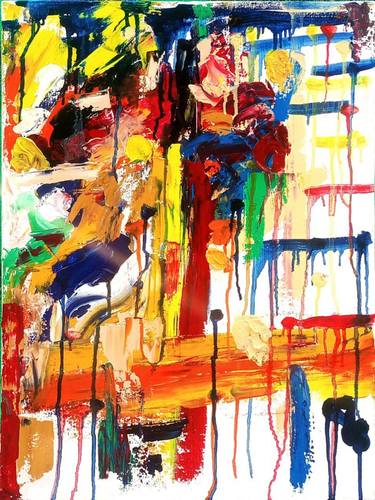 Original Abstract Expressionism Abstract Paintings by kalsoom iftikhar