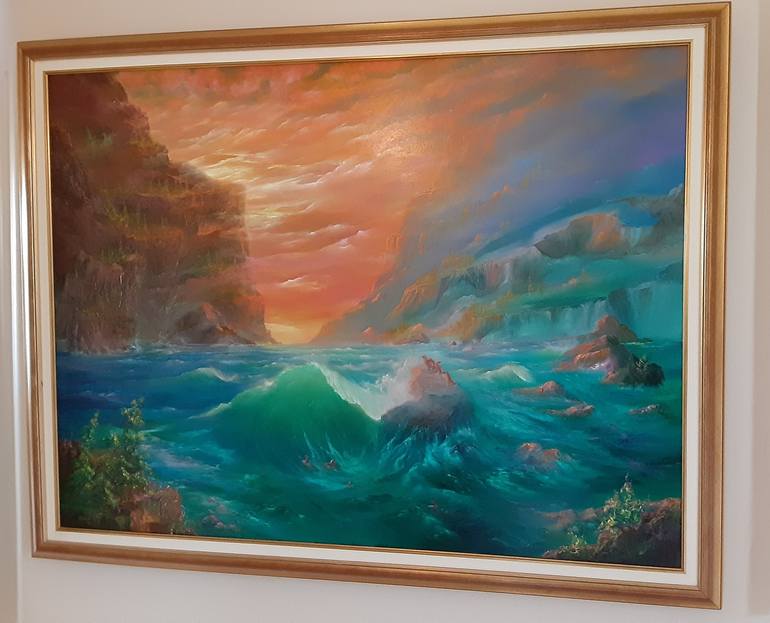 Original Realism Seascape Painting by Joseph O'Brien