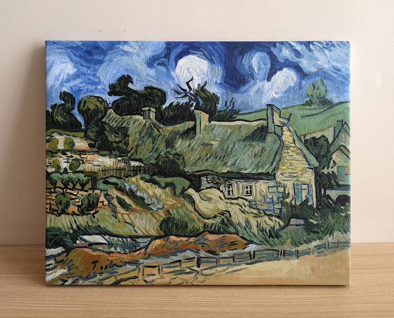 Original Expressionism Landscape Painting by Santiago Tellez