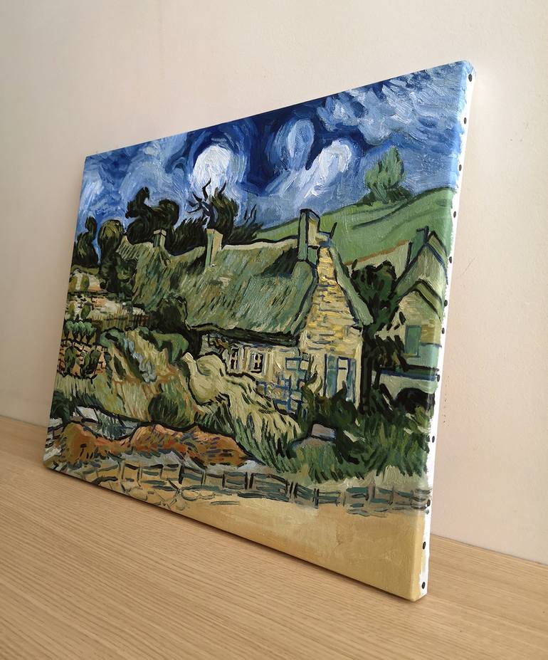 Original Expressionism Landscape Painting by Santiago Tellez